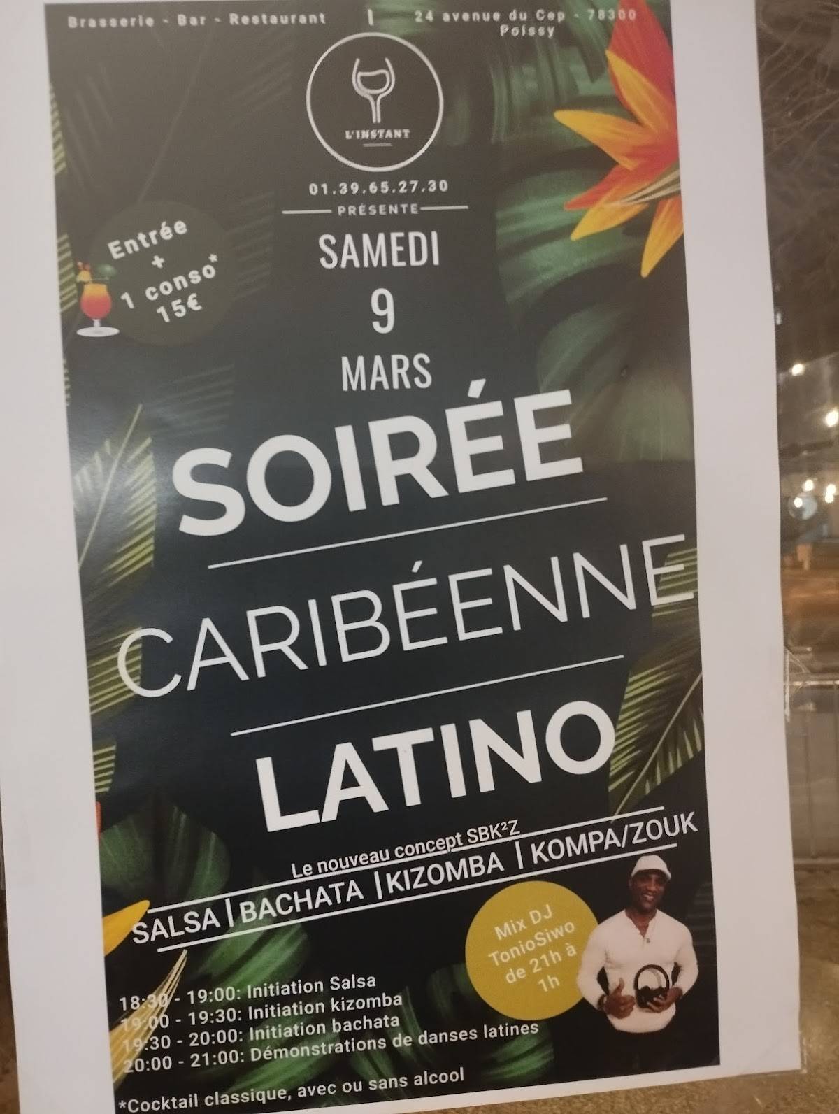 Menu de L'INSTANT