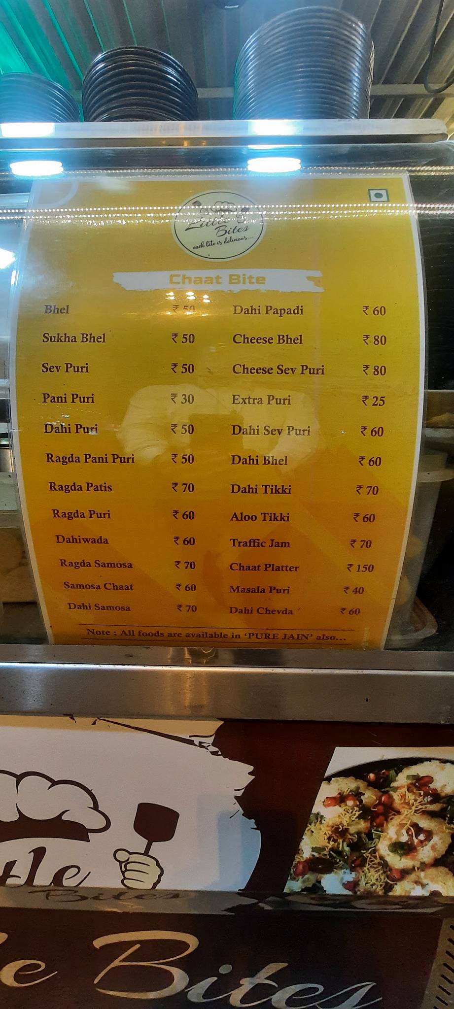 Little Bites menu