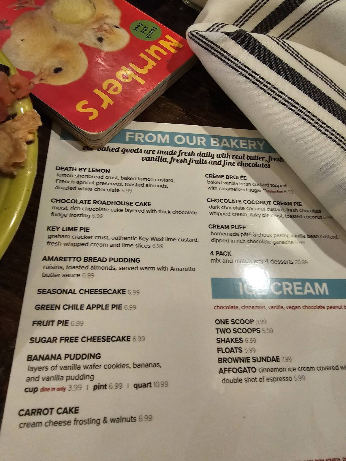 Menu at Range Cafe Los Lunas, Los Lunas