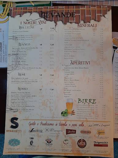 Menu de Spaghetti Store Ristorante Pizzeria