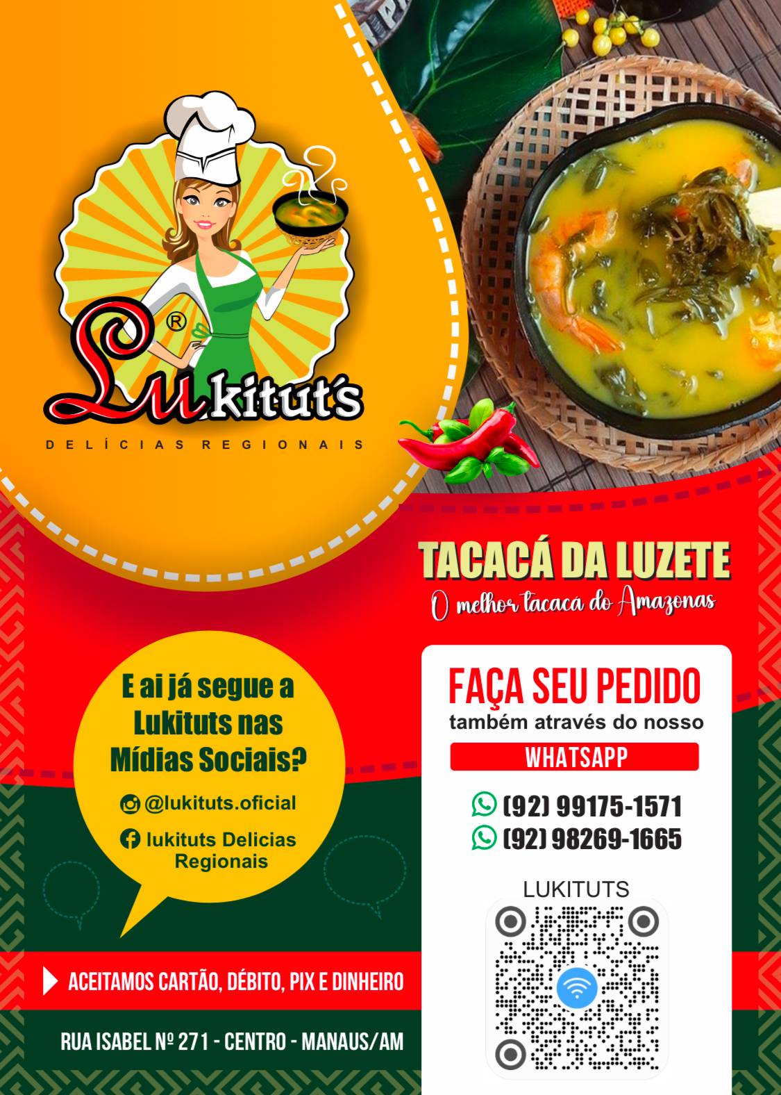 Lukitut’s Delícias Regionais cardápio