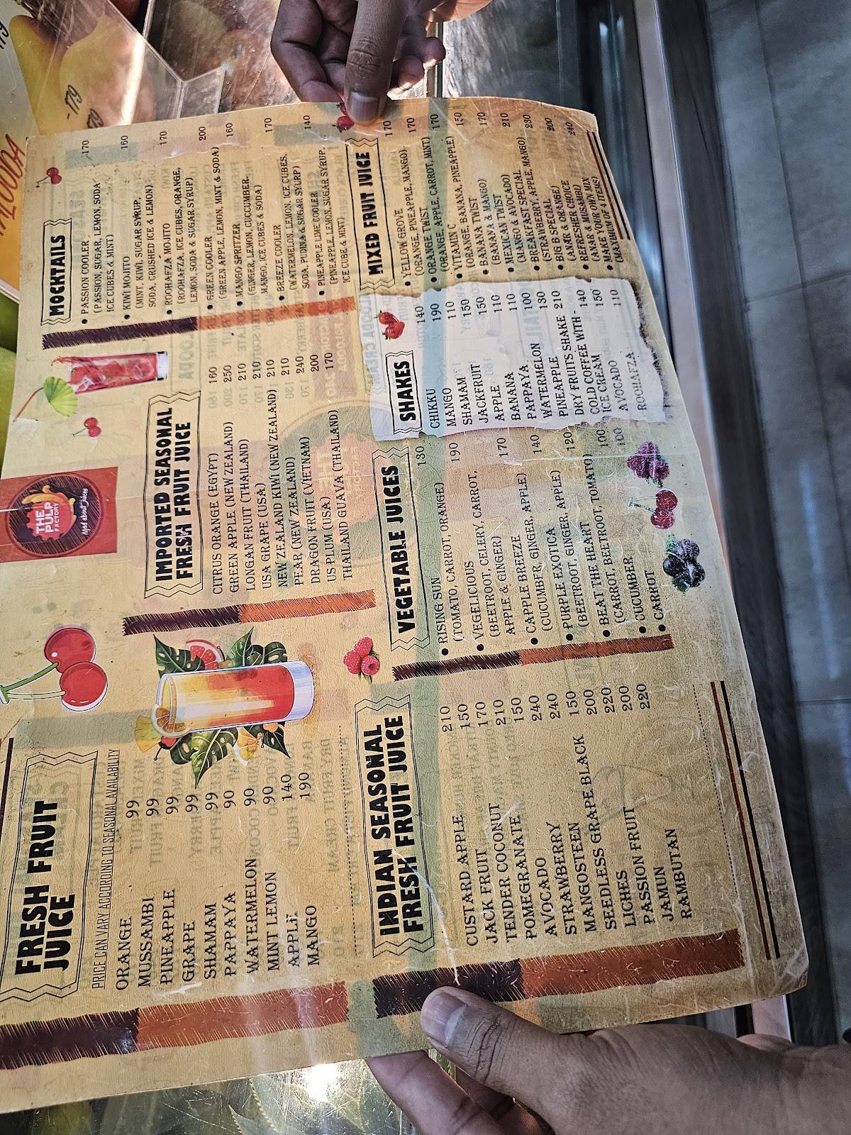 Lulu Food Court menu