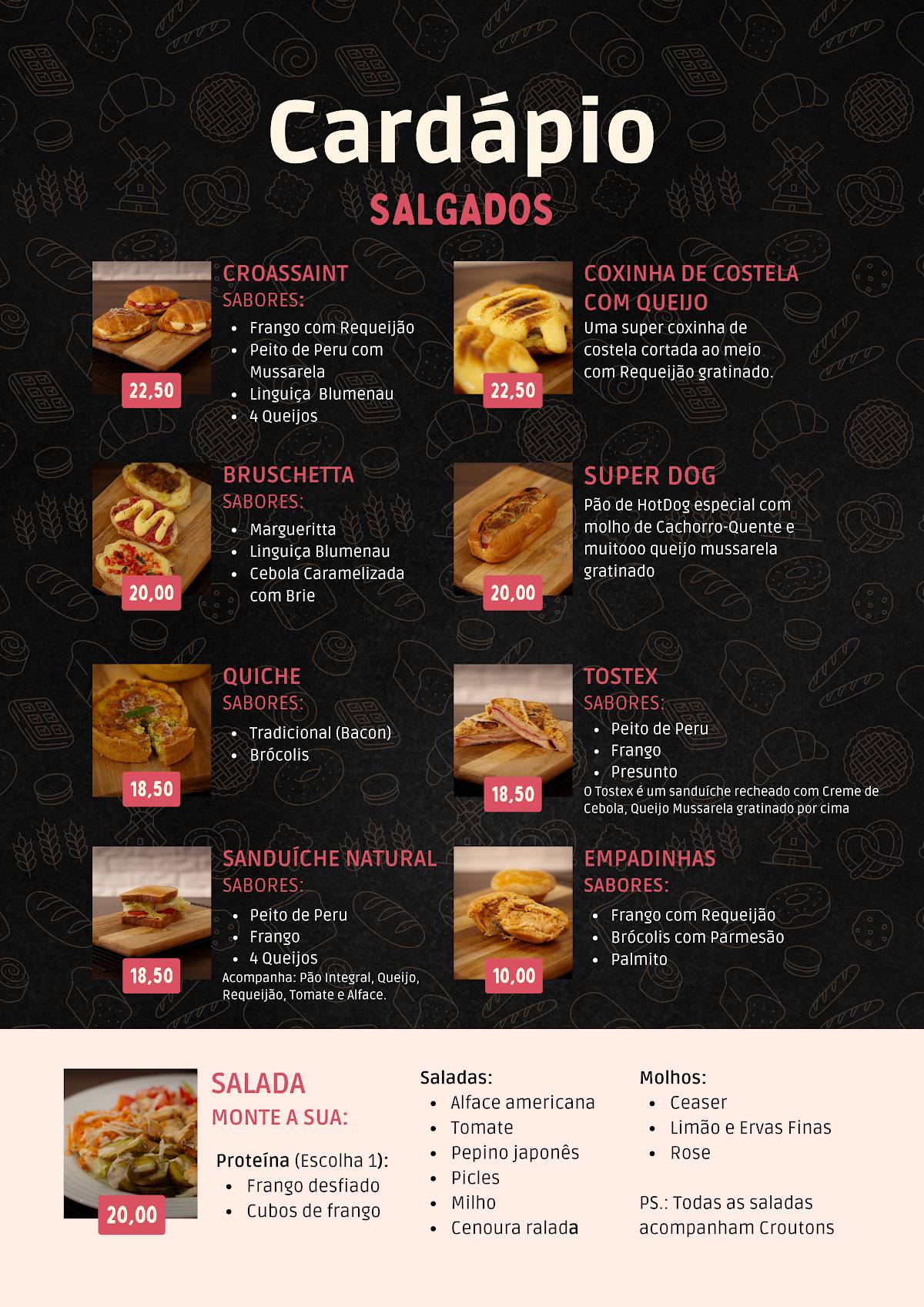 Luly´s Confeitaria Gourmet cardápio