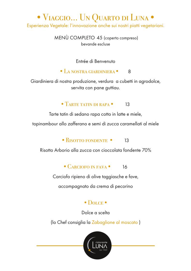 Menu di Luna 