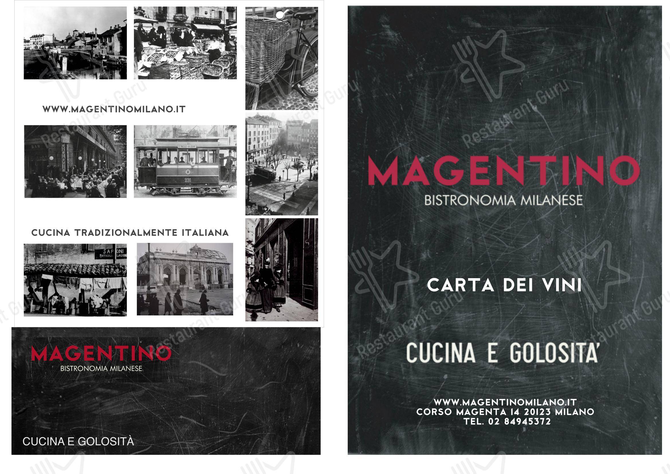Menu di MAGENTINO BISTRONOMIA MILANESE - Детское