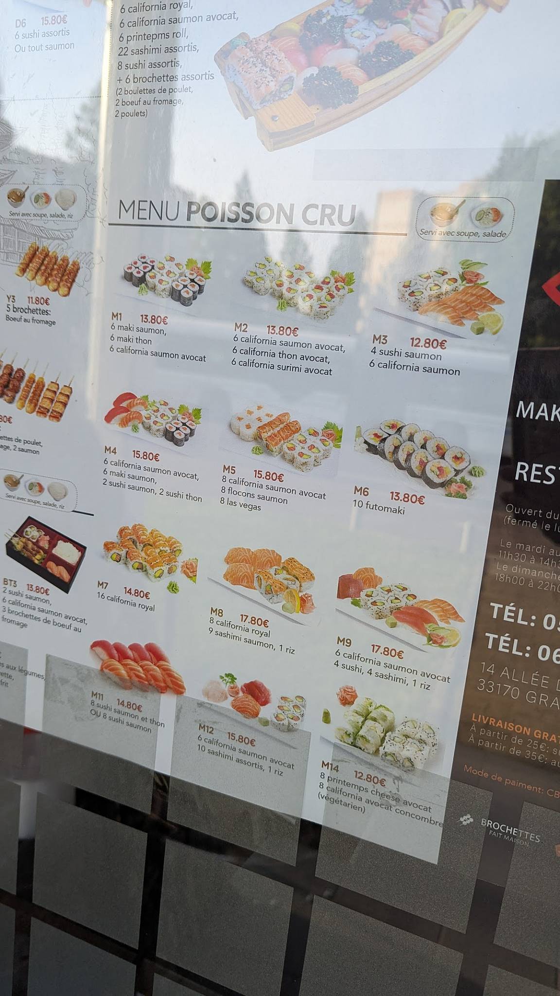 Menu de MISHI GRILL