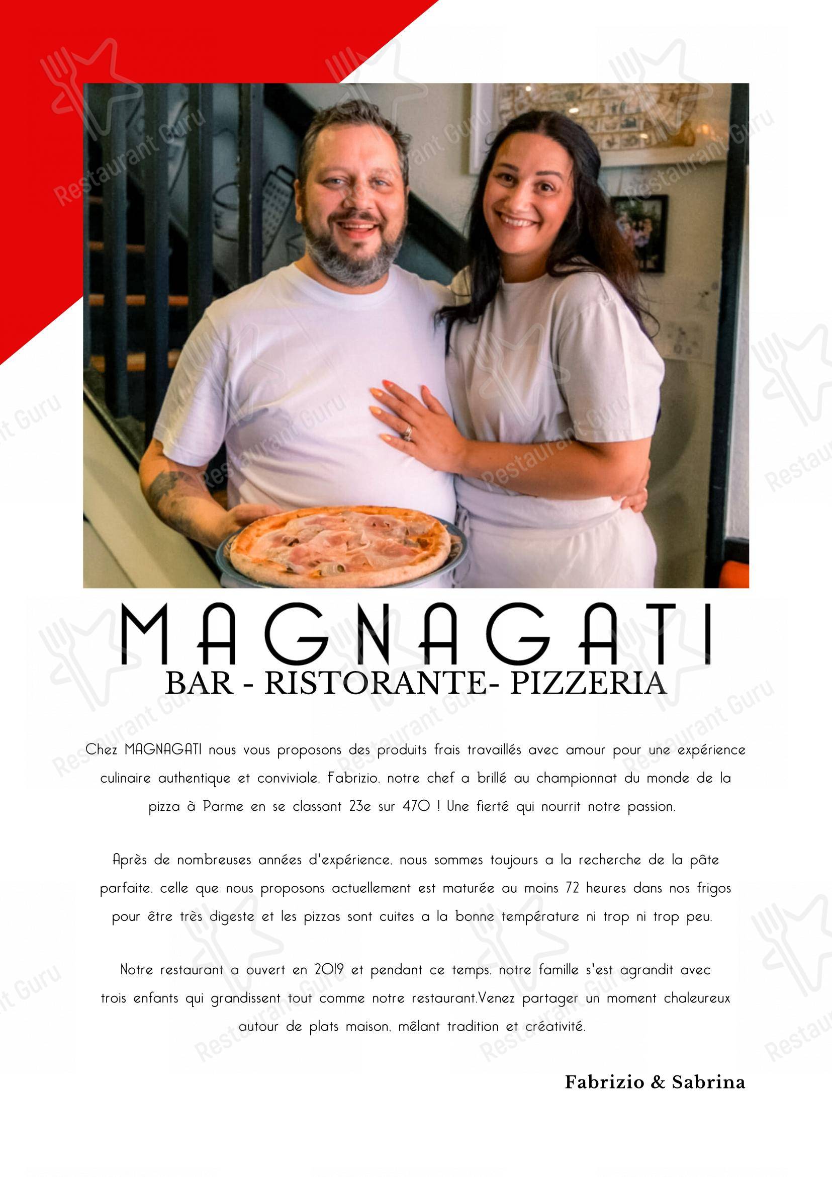 Menu pour Magnagati dans Lyon