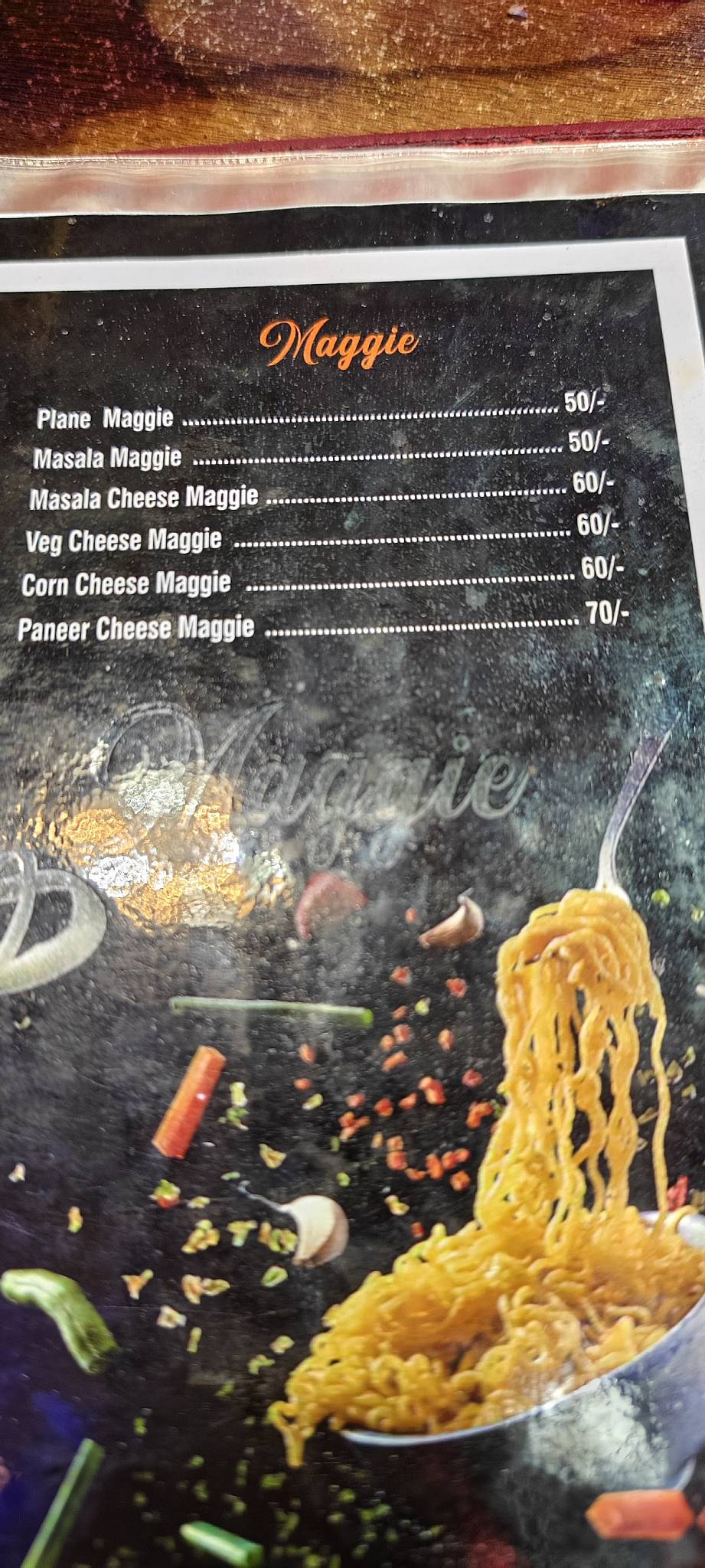 Mahi's Kitchen menu