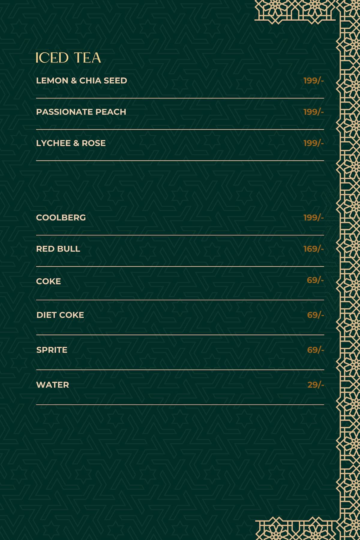 Majlis - The Terrace Talk menu