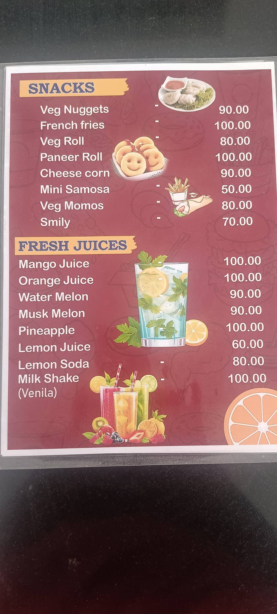 Malar Pure Veg Restaurant menu