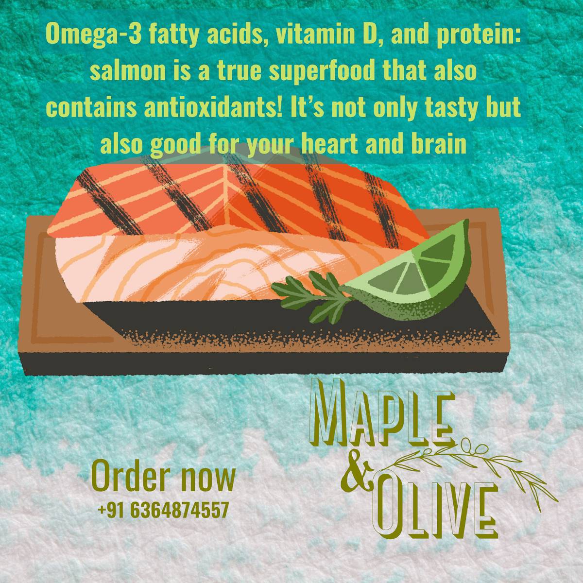 Maple and Olive menu