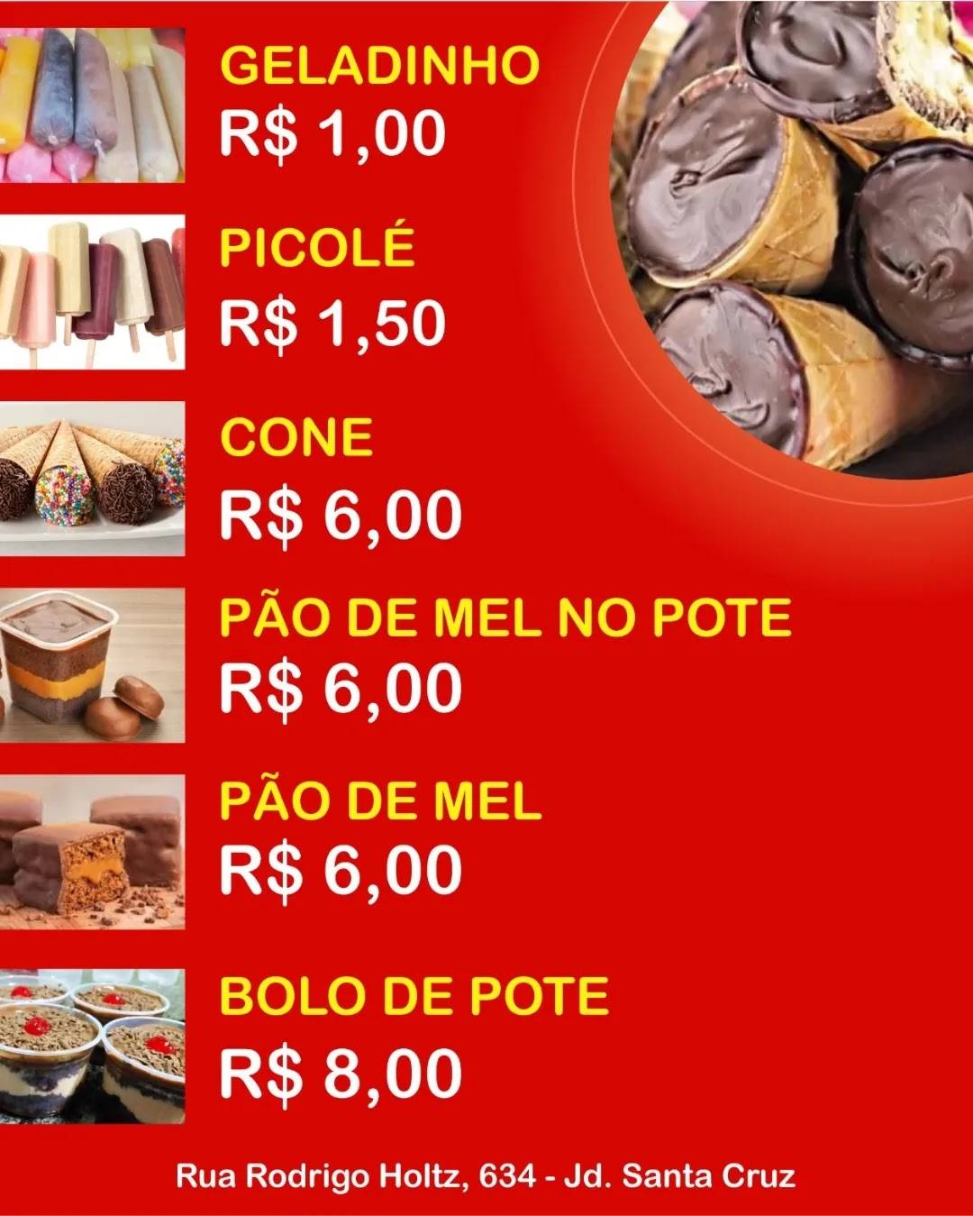 Maria's Lanches cardápio