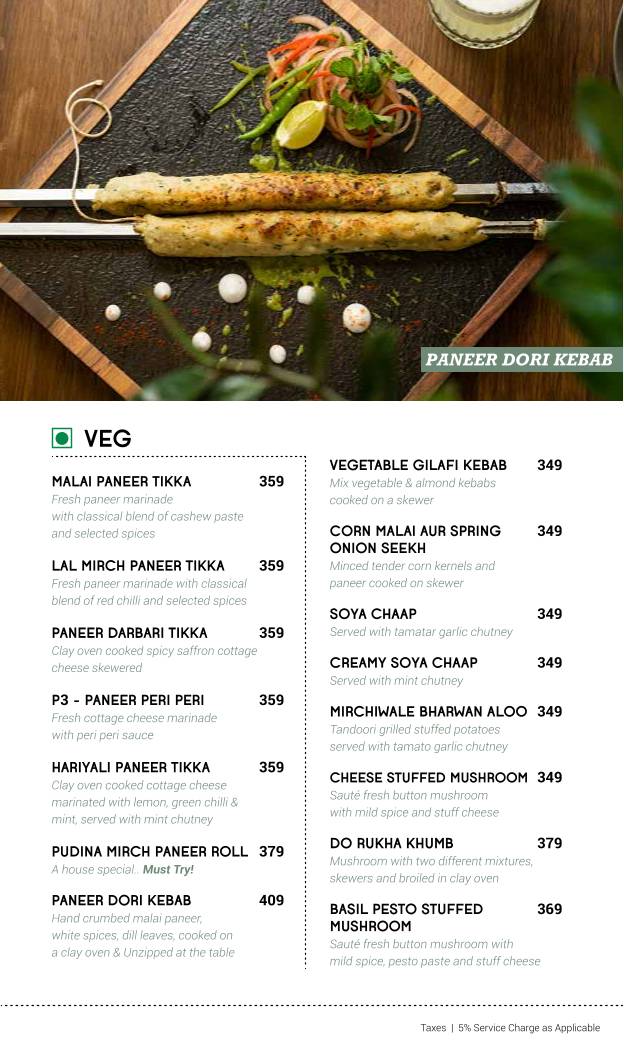 Masala Canteen menu
