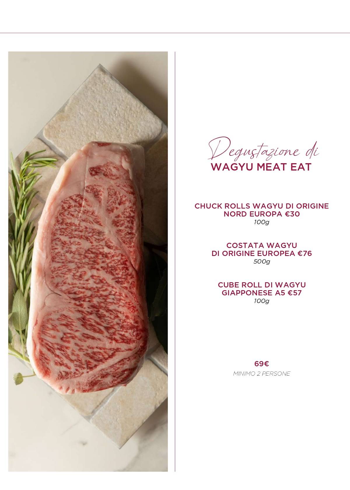 Menu di Meat Eat 