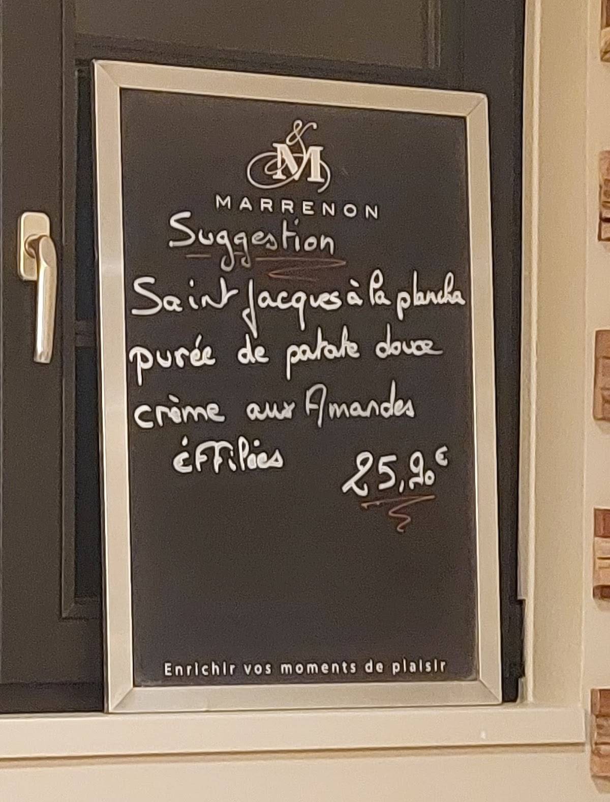 Menu de Restaurant L'Ambiance