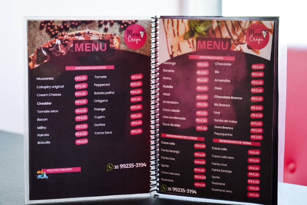 Seu Crepe cardápio