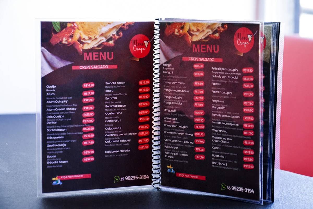 Seu Crepe cardápio