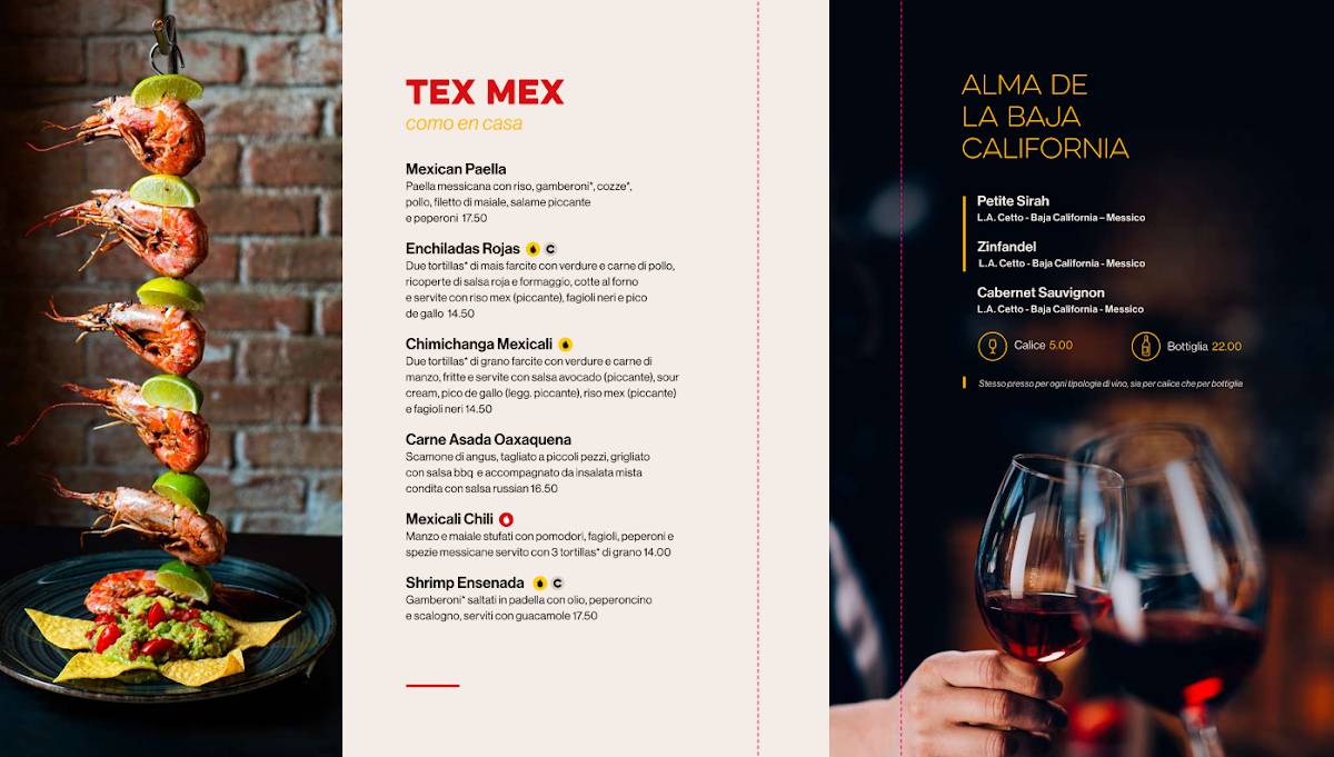 Menu di Mexicali 