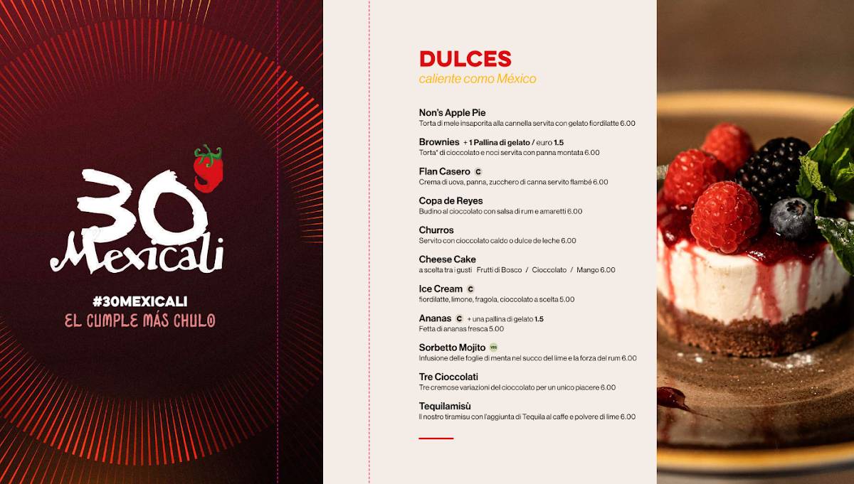 Menu di Mexicali 