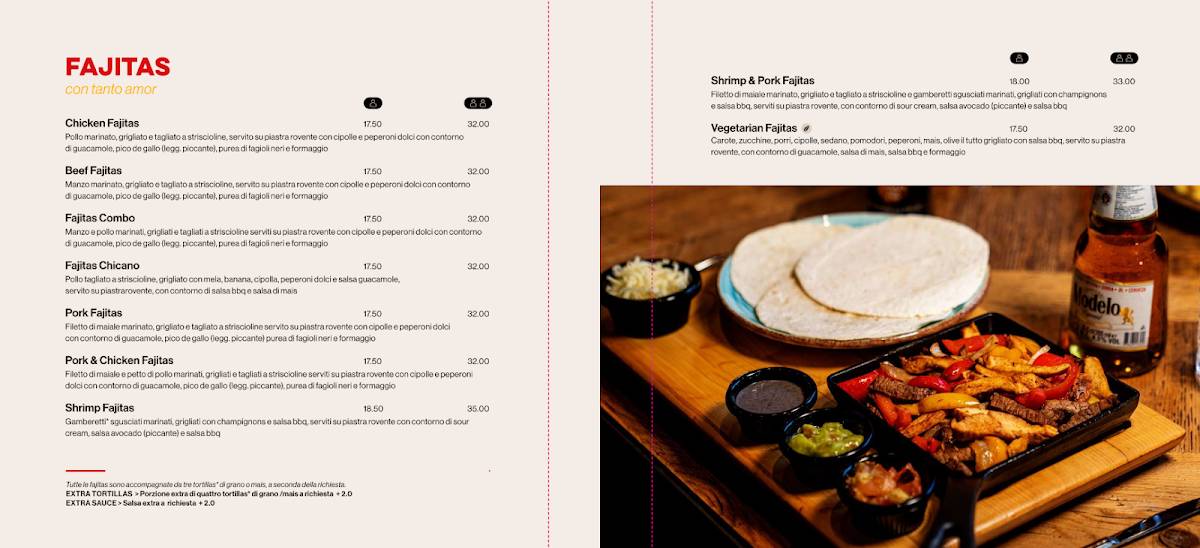 Menu di Mexicali 