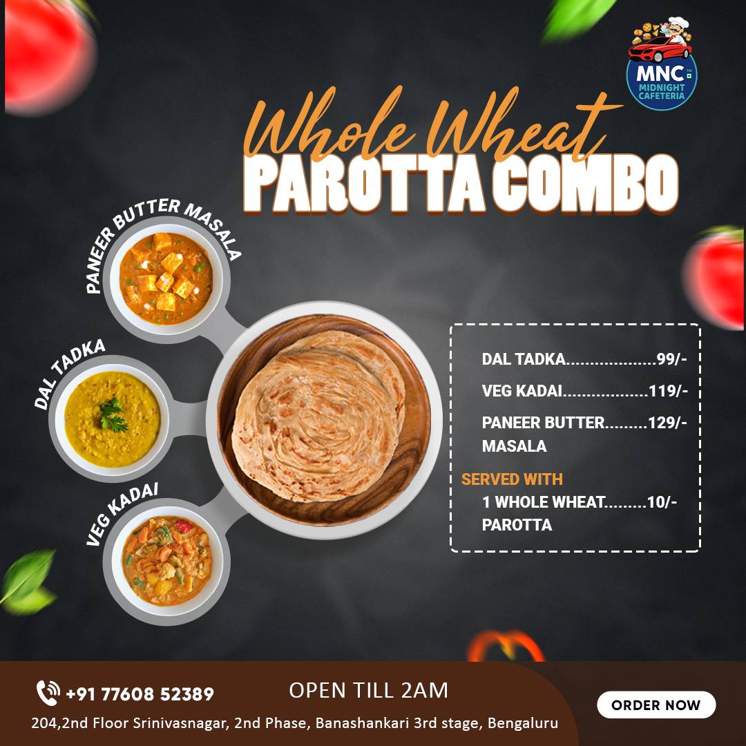 Midnight Cafeteria menu