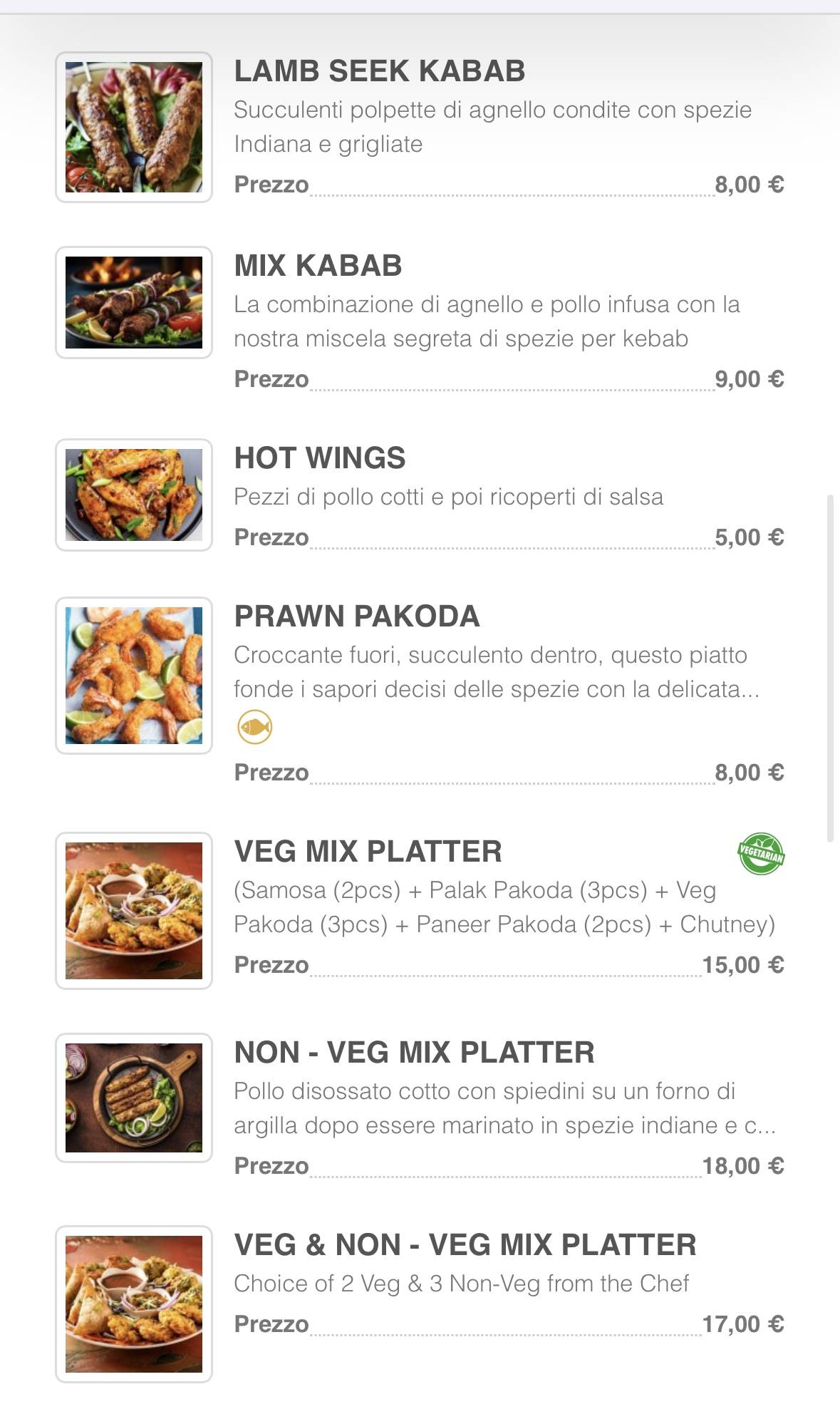 Menu di Kardmum Junction