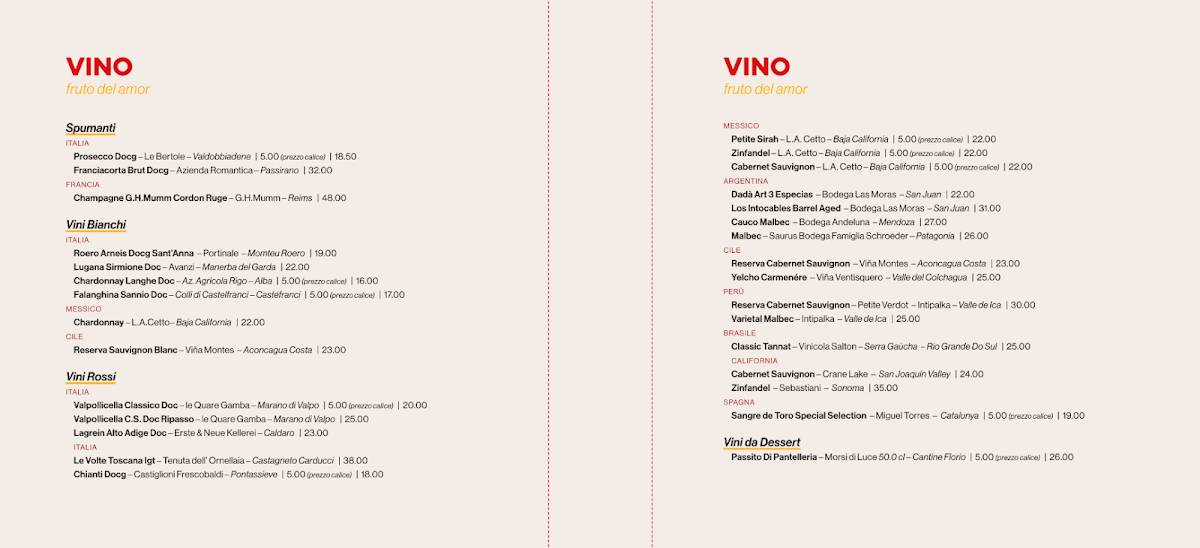 Menu di Mexicali 
