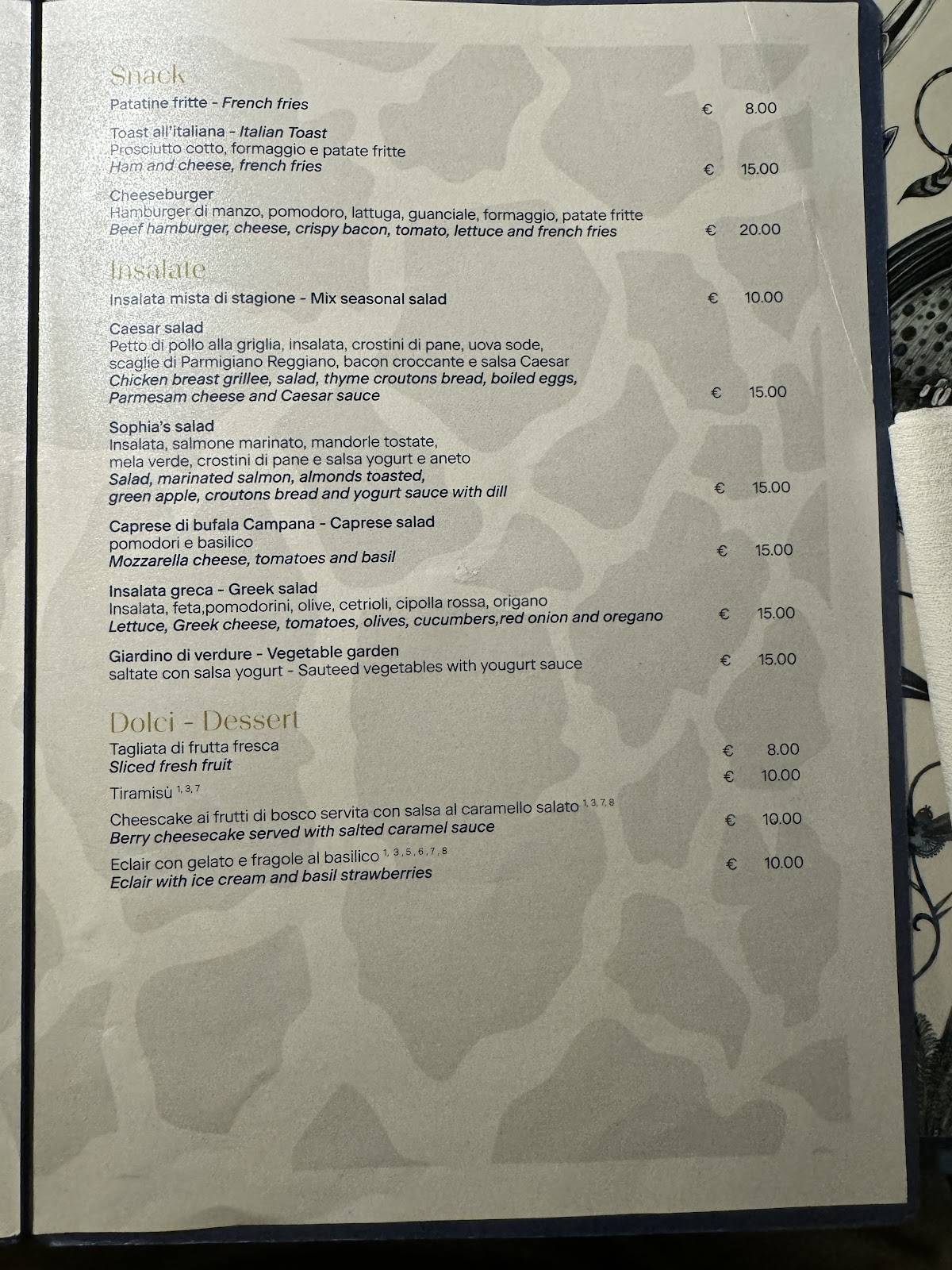 Menu di Mezzo 