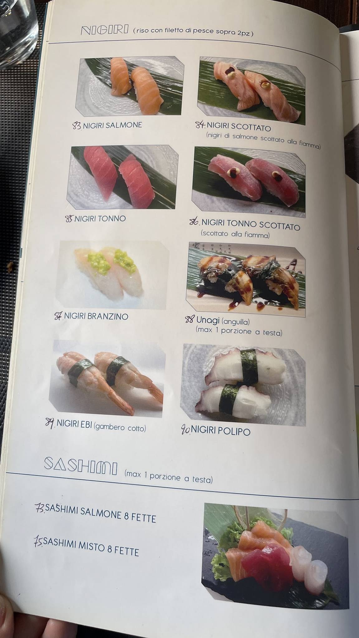 Menu di Sun 