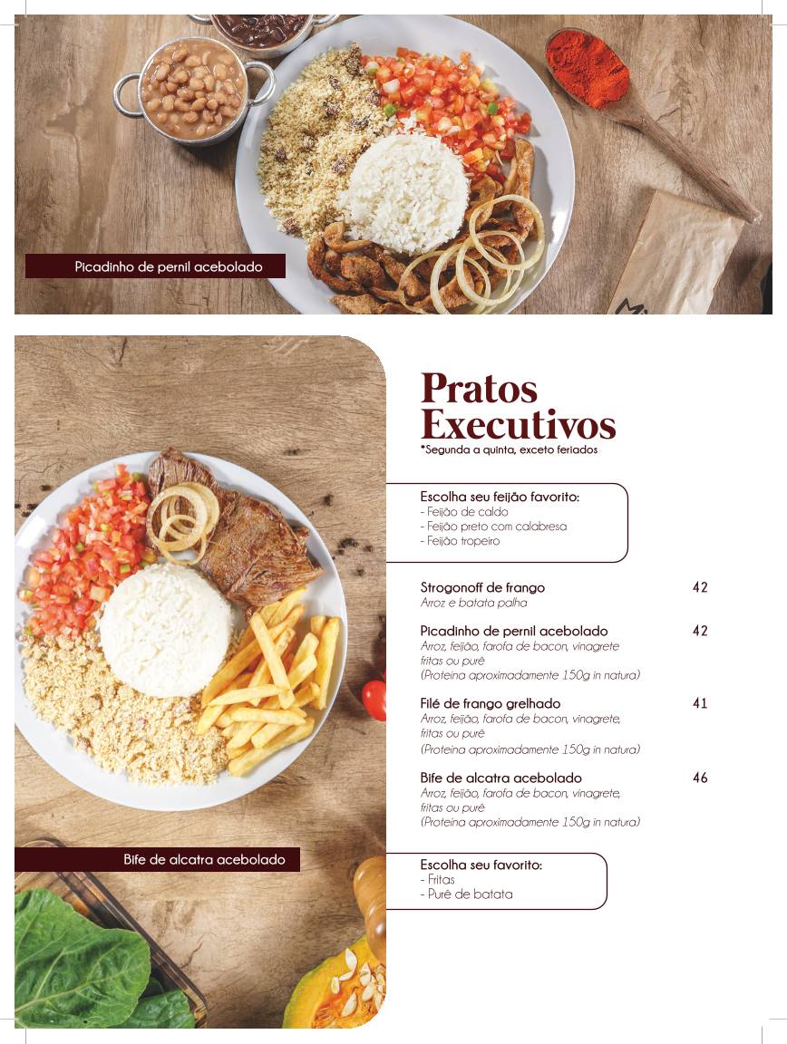 Minas Bistrô: Feijoada, Petiscos, Prato Executivo, Delivery Sudoeste Brasília DF cardápio