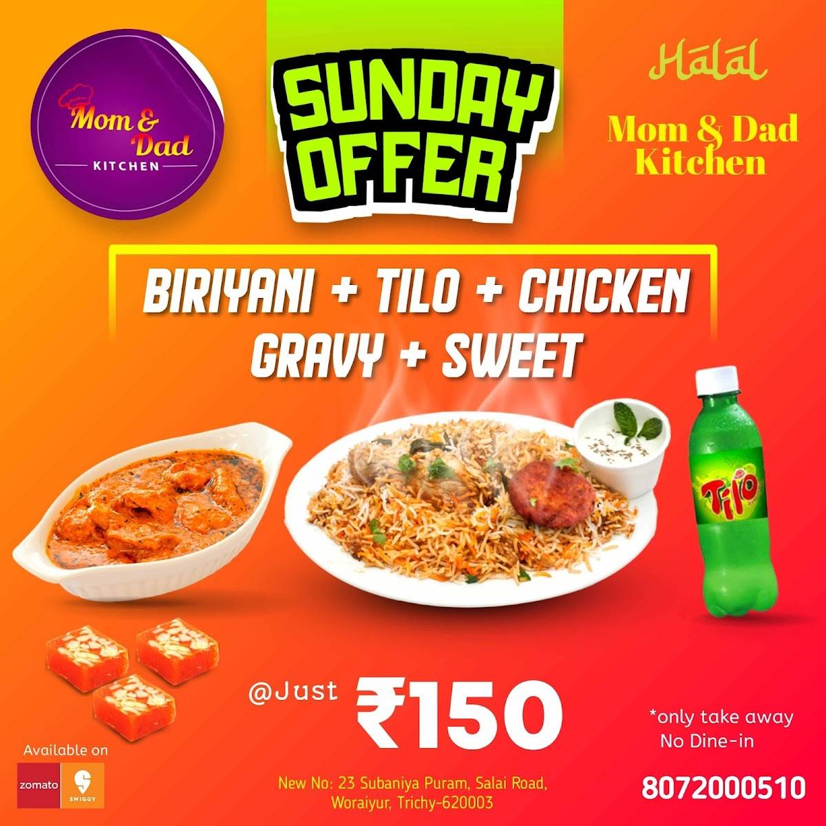 Mom & Dad Kitchen menu