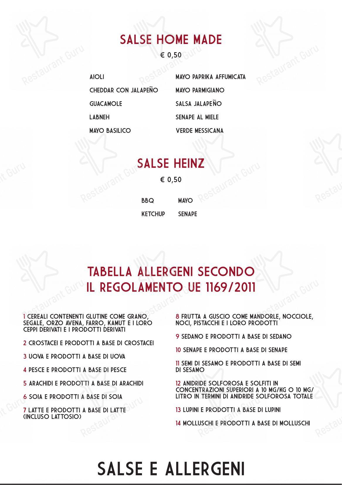 Menu per Mons in Roma