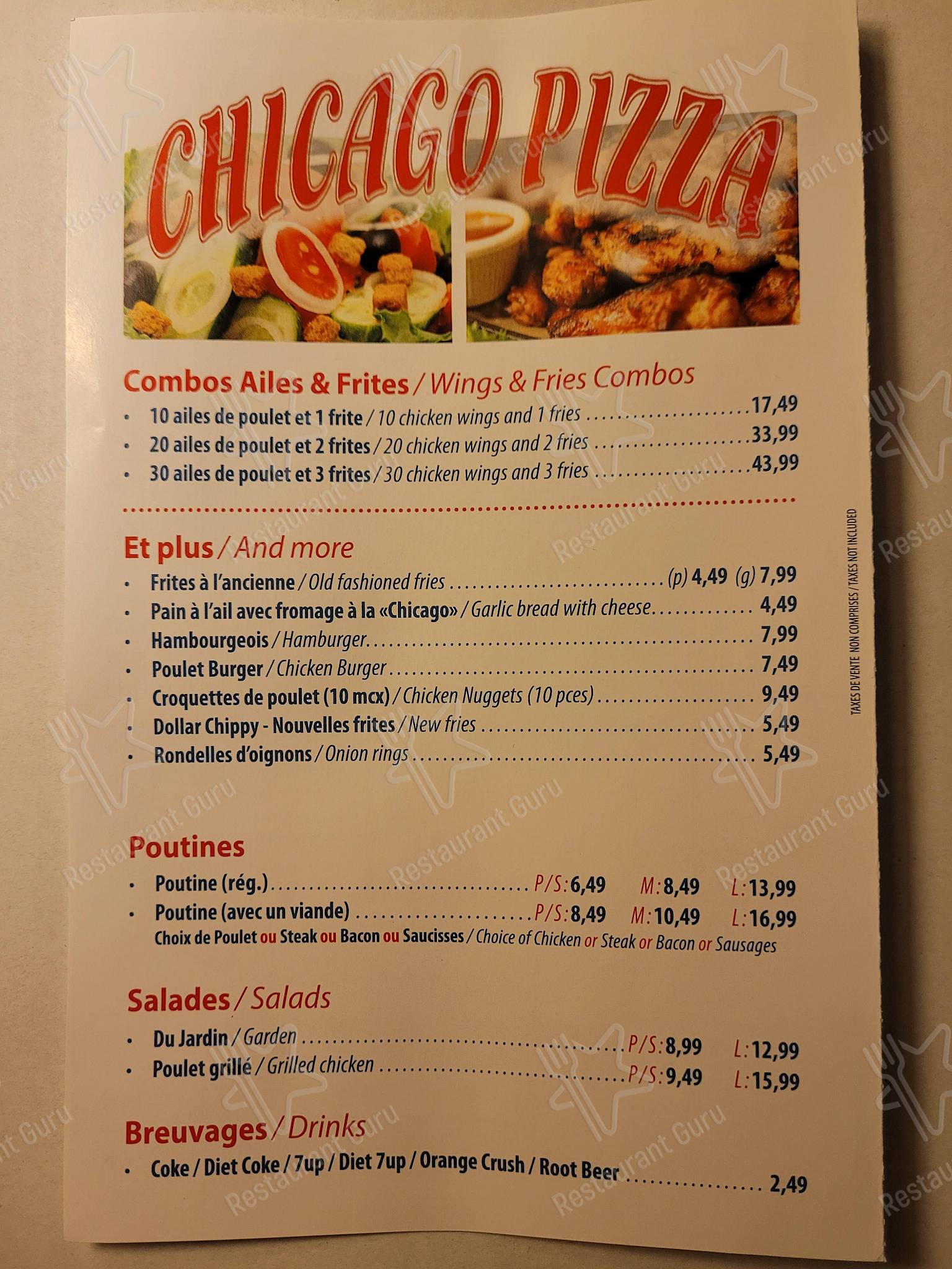East Of Chicago Pizza Menu - 976z9rl