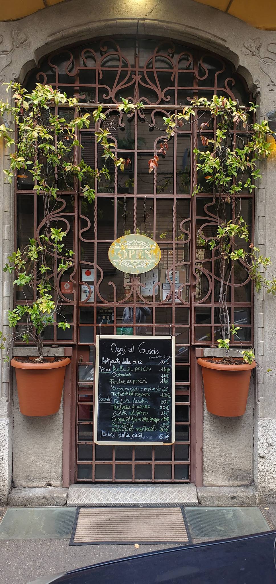 Menu di Ristorante Il Guscio 