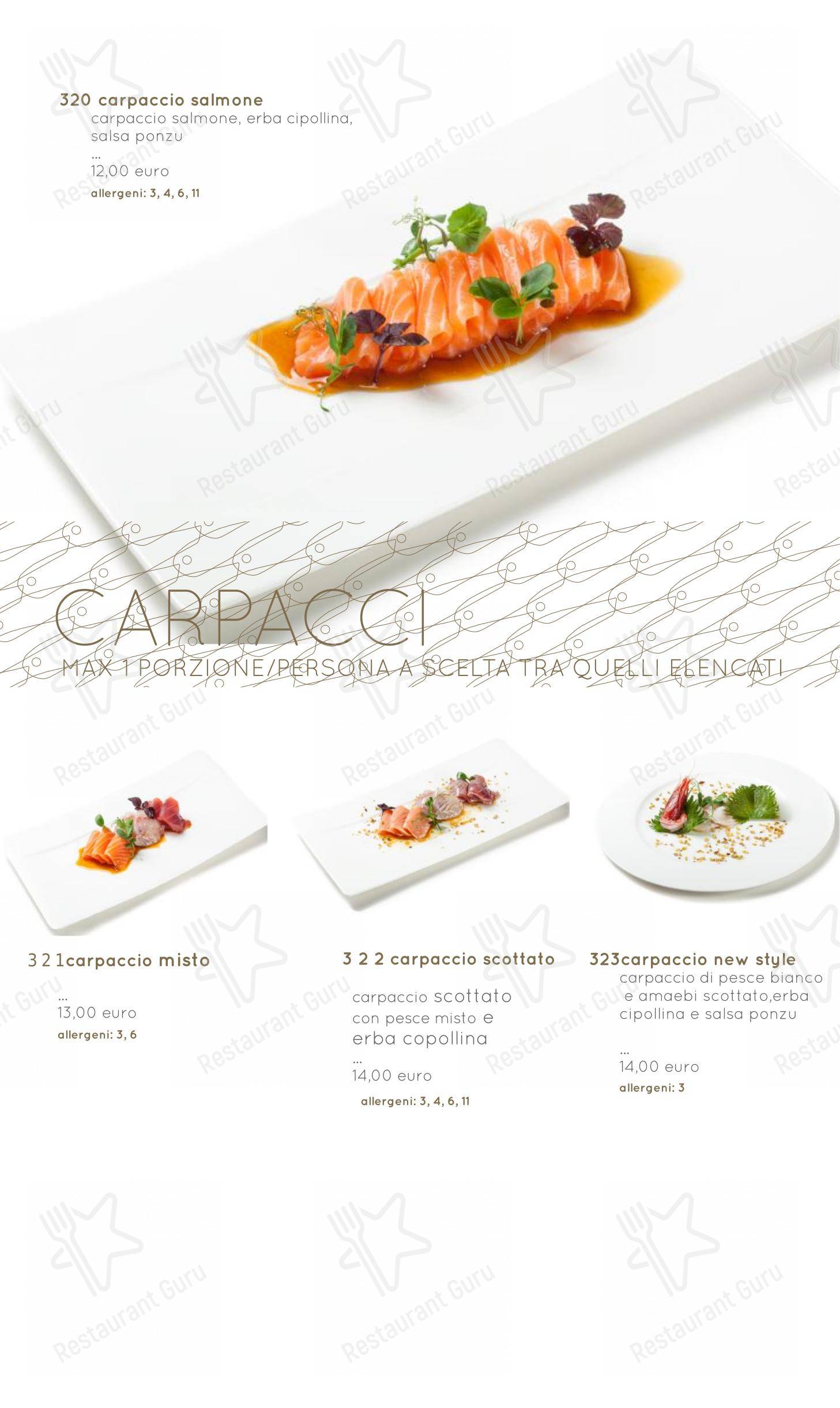 Moyà Asian Fusion Restaurant in Empoli - Menu bar