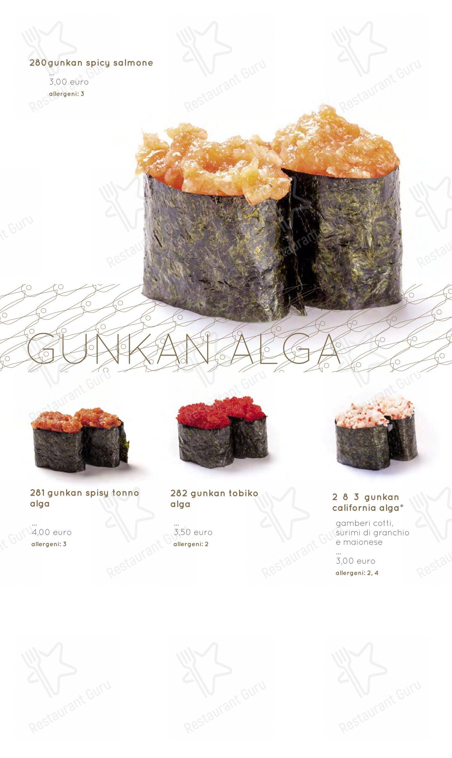 Moyà Asian Fusion Restaurant in Empoli - Menu