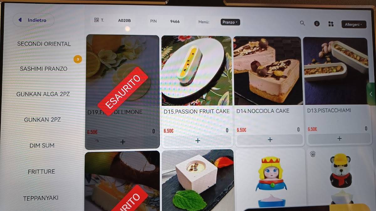 Menu di Moyà Asian Fusion Restaurant 