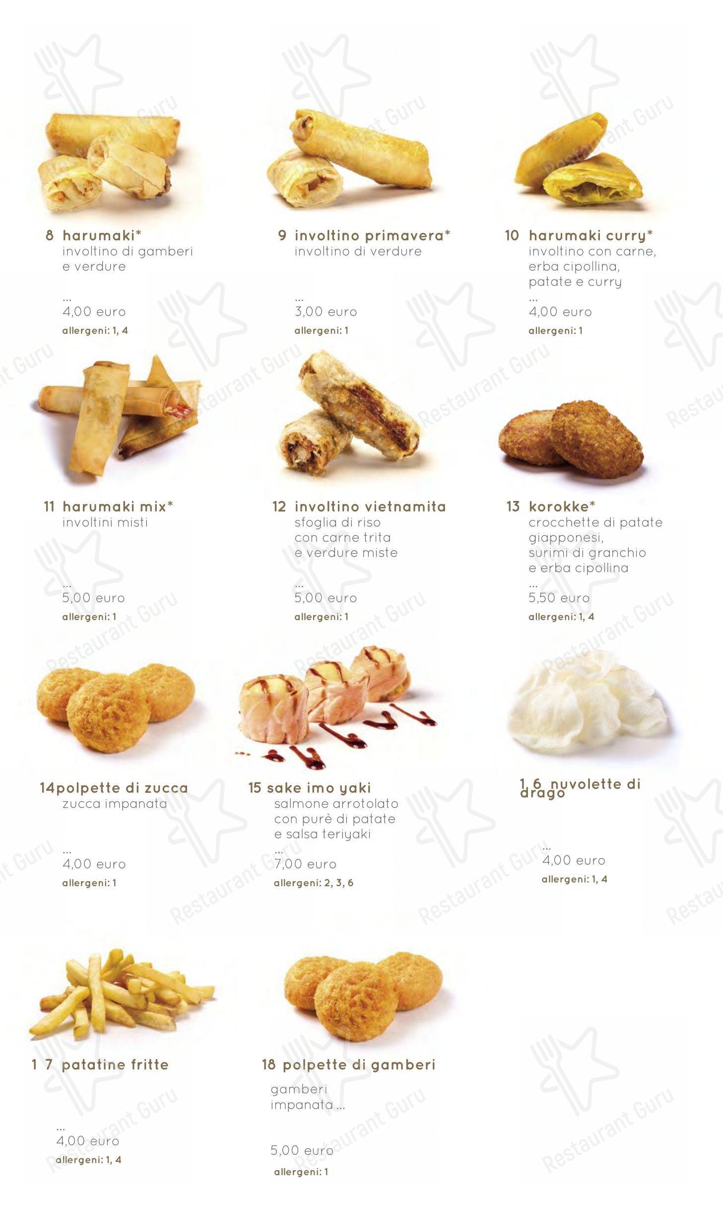 Moyà Asian Fusion Restaurant in Empoli - Menu