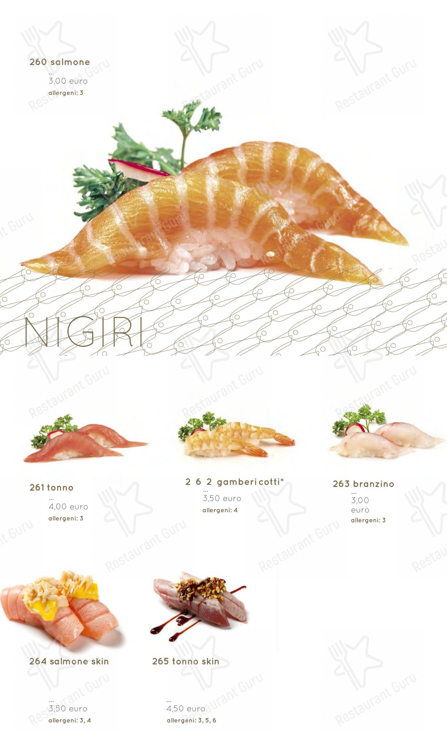 Menu per Moyà Asian Fusion Restaurant in Empoli