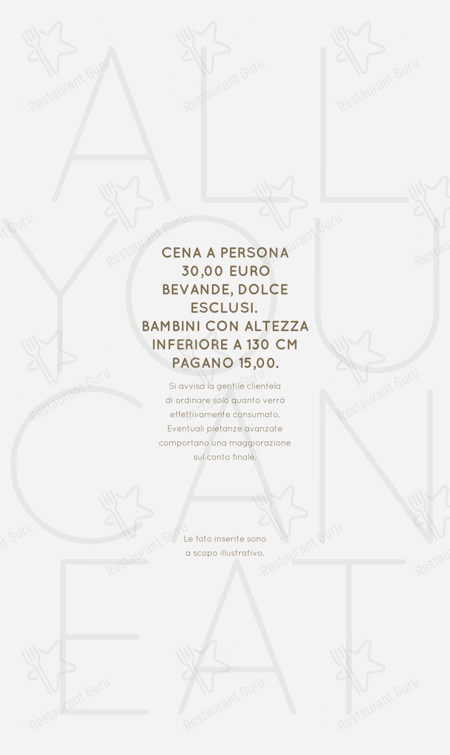 Moyà Asian Fusion Restaurant in Empoli - Menu bar