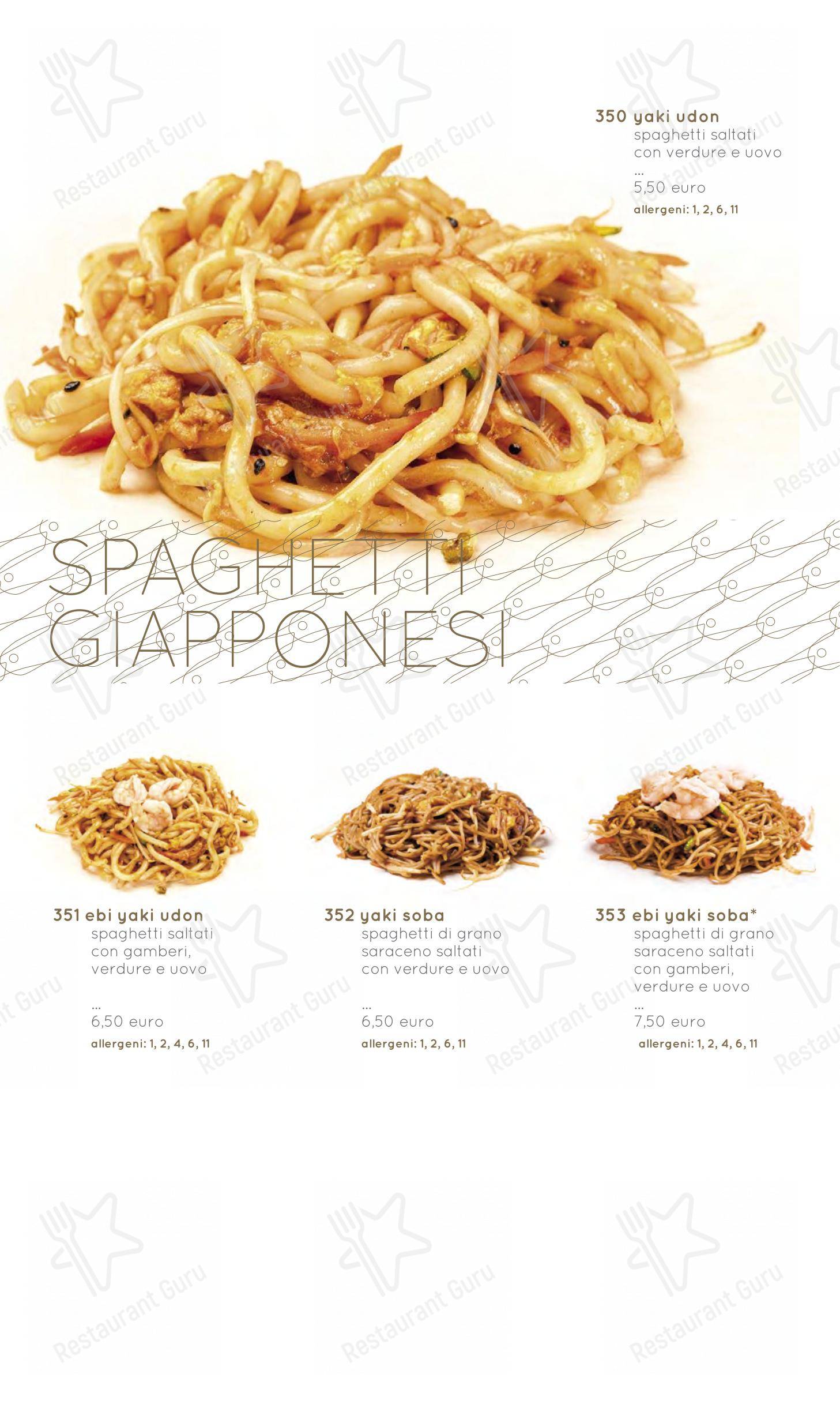 Menu per Moyà Asian Fusion Restaurant in Empoli