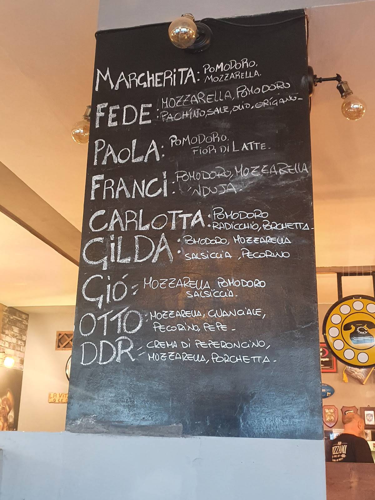 Menu da Mr. Pizzami pizzeria, Roma, Via di Tor S. Giovanni