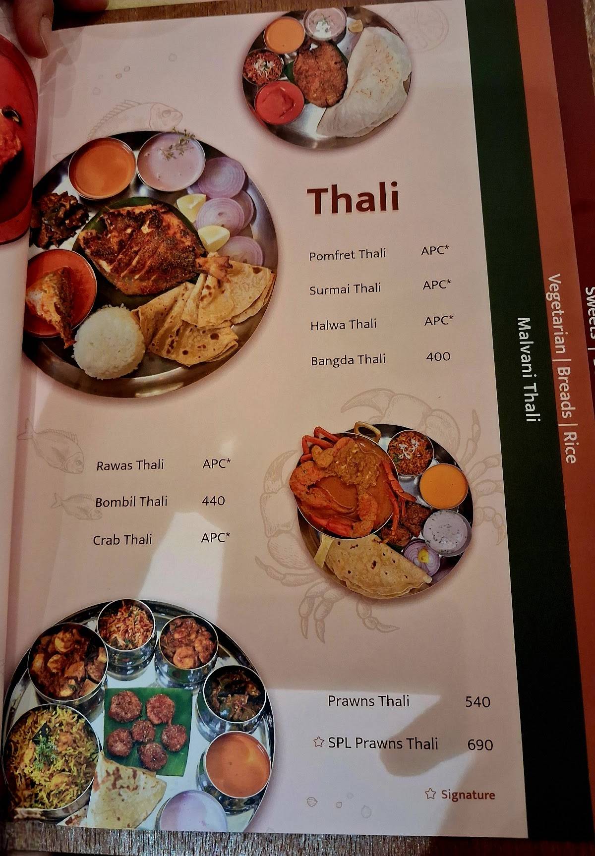 Nav Chaitanya menu