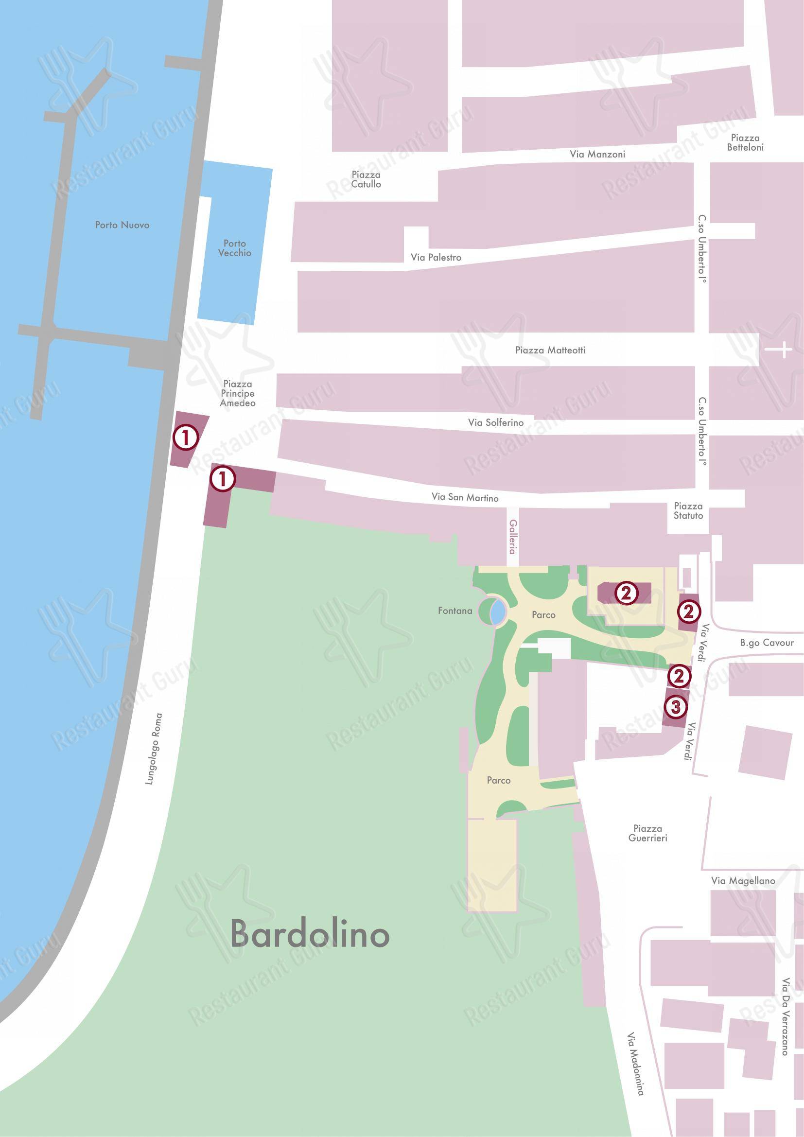 Menu per Munus in Bardolino