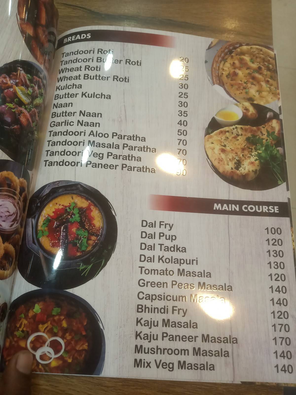 Mutha's kitchen menu