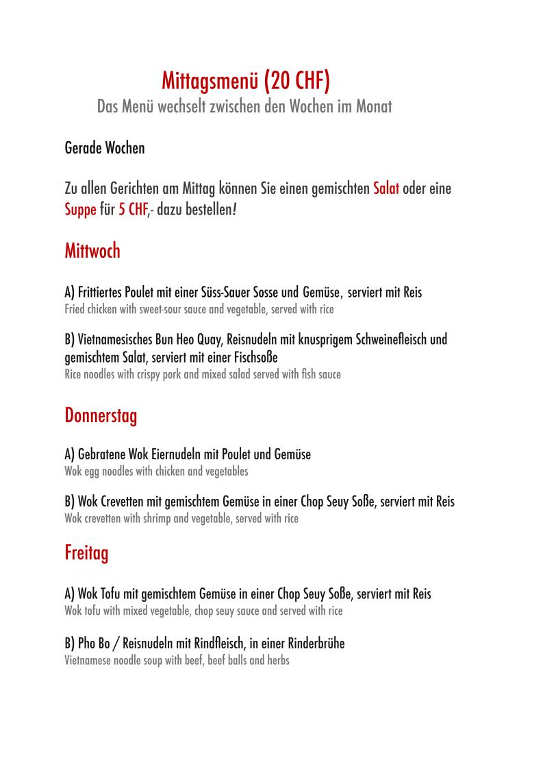 Menu di NGON Vietnamese Kitchen 