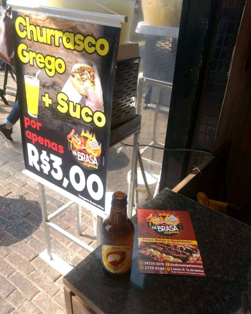 Menu em Na Brasa Espetos pub Bar Mauá