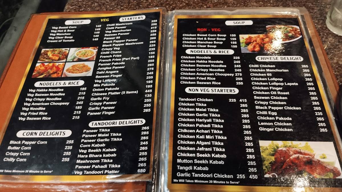 King's Kitchen menu