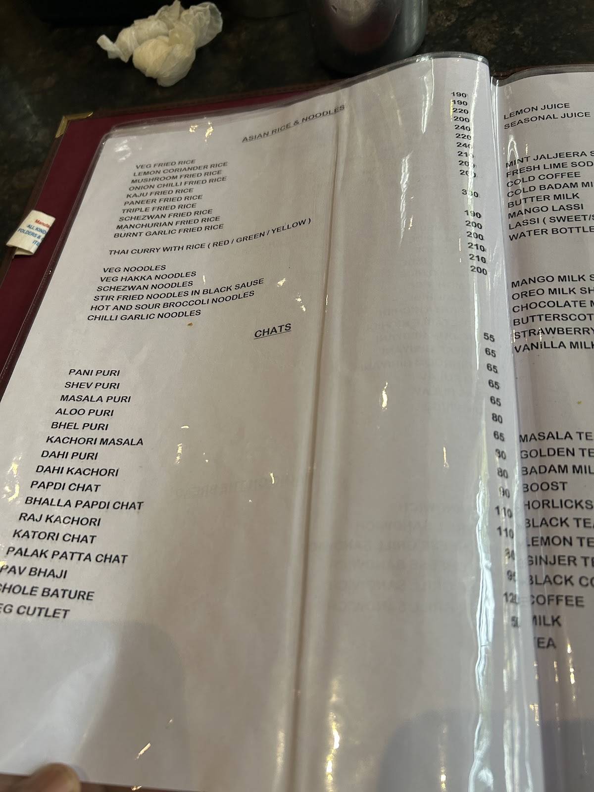 Naivedyam menu