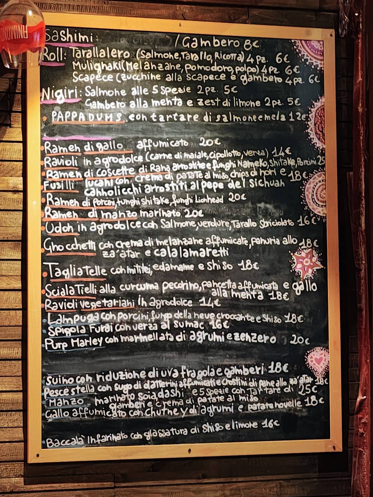 Menu di Gari Osteria Giappoletana 